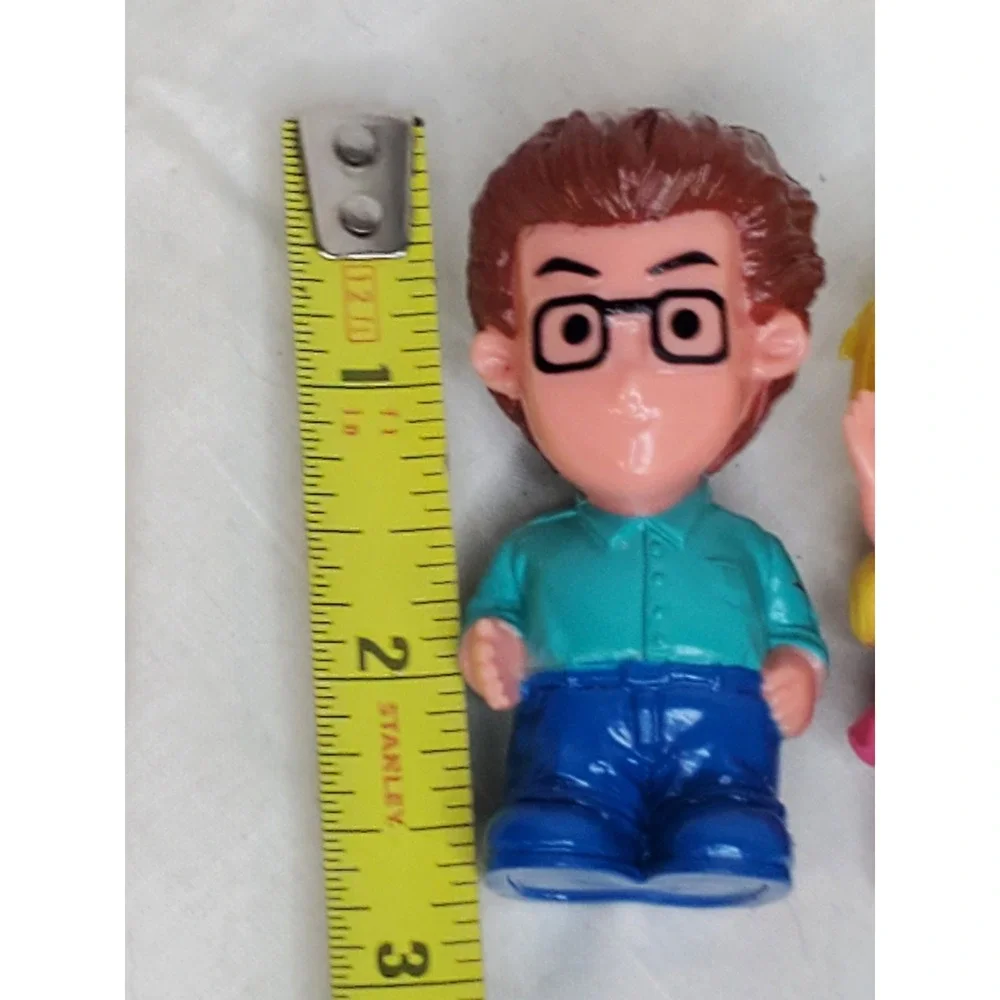 Fisher Price Little People Figures Set of 3 Boy with Glasses‎ Blonde Girls Toy
